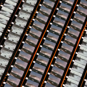 Niagara Falls 1982 Home Movie - 16mm Film Collage - 12x12 Lightbox by Hugo Cantin : Mini-Cinema _close1