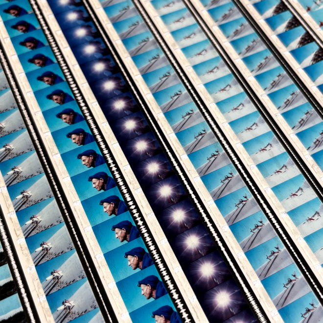 The Endless Summer 1966 Surf Film - Rare 16mm Film Collage - Lofty 28x42 Lightbox by Hugo Cantin : Mini-Cinema _close6