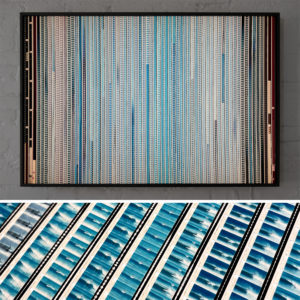 The Endless Summer 1966 Surf Film - Rare 16mm Film Collage - Lofty 28x42 Lightbox by Hugo Cantin : Mini-Cinema _mix