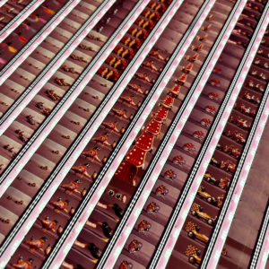 Tin Toys Rodeo 1963 Stop-Motion Animation - 16mm Film Collage - 24x24 Lightbox by Hugo Cantin : Mini-Cinema _close5