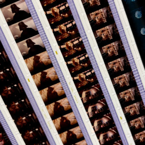 Star Wars 1977 Movie Trailer - 16mm Film Collage - 20x20 Lightbox by Mini-Cinema : Hugo Cantin _close2
