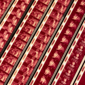 Pink Lassie TV Show - 16mm Film Collage - 11x9 Lightbox by Mini-Cinema : Hugo Cantin _close2