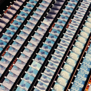 Secrets of the Underwater Worlds - Deep Sea Diving Footage - 16mm Film Collage - 28x7 Lightbox by Mini-Cinema : Hugo Cantin _close4