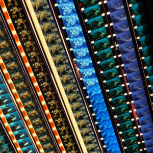 Secrets of the Underwater Worlds – Deep Sea Diving Footage - 16mm Film Collage - 11x9 Lightbox by Mini-Cinema : Hugo Cantin _close2
