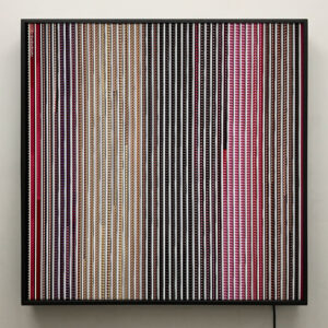 Marilyn Monroe 1953 Gentlemen Prefer Blondes - 16mm Film Collage - Lofty 30x30 Lightbox by Mini-Cinema : Hugo Cantin _blk