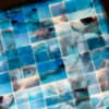 Ephemeral Swim 1965 Naturist Pool Party - 14x36 Lightbox by Hugo Cantin - Mini-Cinema _close3