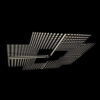 Spacetime - Psychedelic Abstract Pattern Optical Effect – 12x12 Lightbox by Hugo Cantin - Mini-Cinema _close3