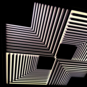 Vortex - Psychedelic Abstract Pattern Optical Effect – 12x12 Lightbox by Mini-Cinema - Hugo Cantin _close2