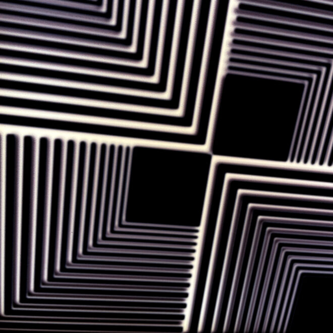 Vortex - Psychedelic Abstract Pattern Optical Effect – 12x12 Lightbox by Mini-Cinema - Hugo Cantin _close3