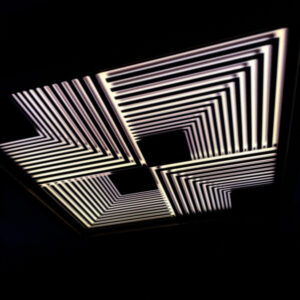 Vortex - Psychedelic Abstract Pattern Optical Effect – 12x12 Lightbox by Mini-Cinema - Hugo Cantin _close4