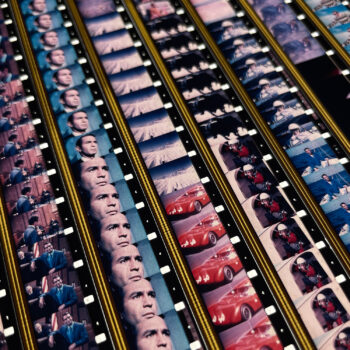 Run For Your Life – 1965 TV Series Intro - 16mm Film Collage - 11x9 Lightbox by Hugo Cantin - Mini-Cinema _close1