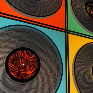 4 Lux Records Op Art - 12x12 Lightbox by Mini-Cinema - Hugo Cantin _close2