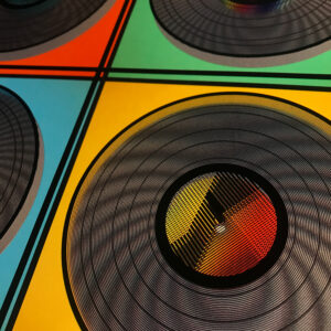 4 Lux Records Op Art - 12x12 Lightbox by Mini-Cinema - Hugo Cantin _close4