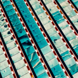 Ephemeral Swim 1965 Naturist Lifestyle Documentary - 16mm Film Collage - 18x12 Lightbox by Mini-Cinema - Hugo Cantin _close2