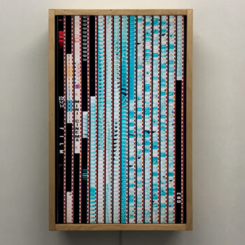 Ephemeral Swim 1965 Naturist Lifestyle Documentary - 16mm Film Collage - 18x12 Lightbox by Mini-Cinema - Hugo Cantin -front