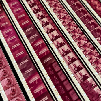 James Bond You Only Live Twice 1967 Movie Teaser - 16mm Film Collage - 12x12 Lightbox by Mini-Cinema - Hugo Cantin _close3