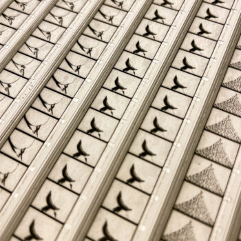 Myth of Sisyphus 1974 Jankovics Animation - 16mm Film Collage - 11x9 Lightbox by Mini-Cinema - Hugo Cantin _close2