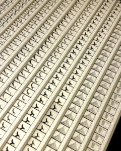 Myth of Sisyphus 1974 Jankovics Animation - 16mm Film Collage - 30x20 Lightbox by Mini-Cinema : Hugo Cantin-close2